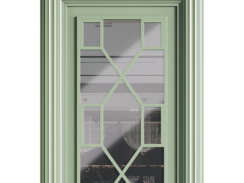 Modern entrance door 45 3D 模型