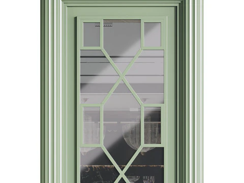 Porta de entrada moderna 45 Modelo 3D