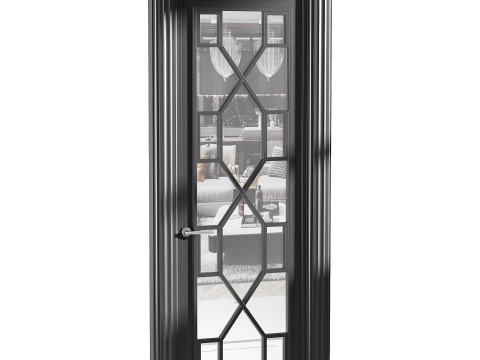 Modern entrance door 45 3D 模型