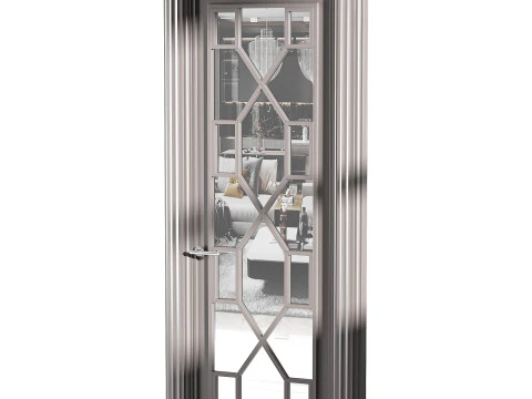 Porta de entrada moderna 45 Modelo 3D