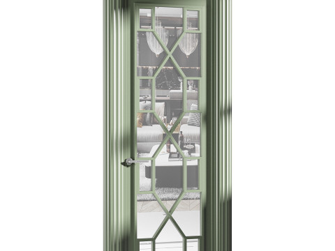 Modern entrance door 45 3D 模型