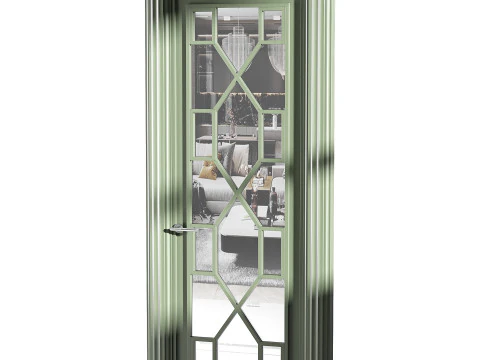 Porta de entrada moderna 45 Modelo 3D