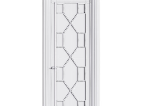 Modern entrance door 45 3D 模型