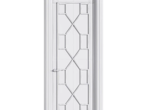 Porta de entrada moderna 45 Modelo 3D