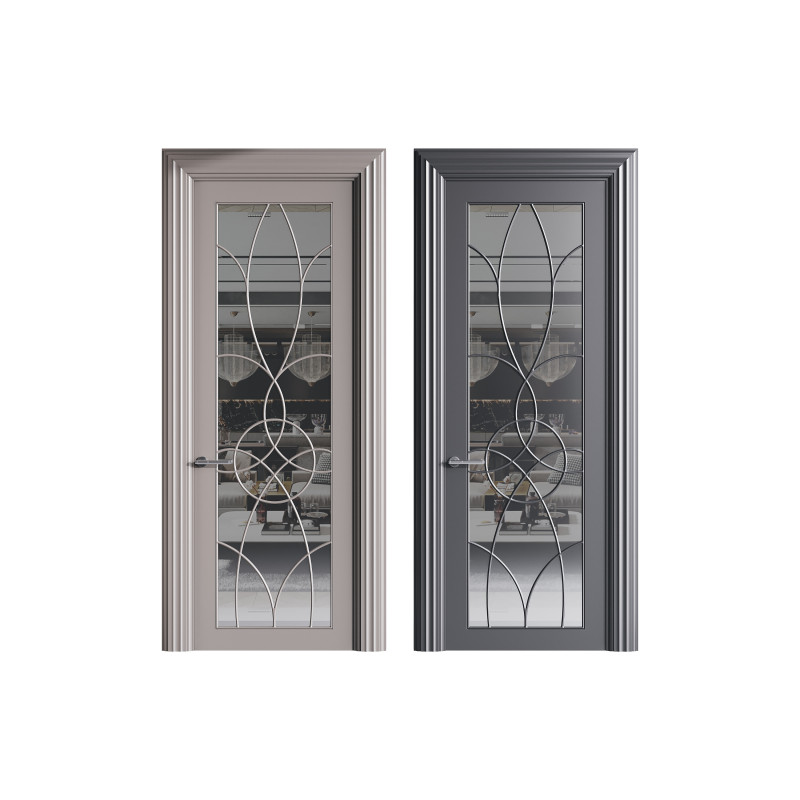 Modern entrance door 46 Model 3D .c4d .max .obj .3ds .fbx .stl .blend 