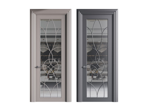 Modern entrance door 46 3D Модель