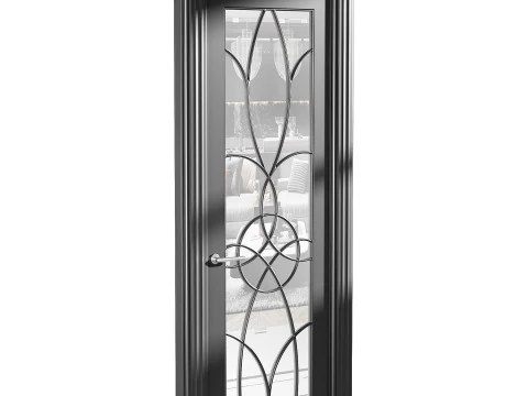 Modern entrance door 46 3D Model
