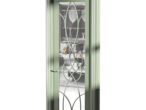Modern entrance door 46 3D Model