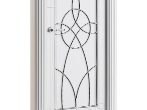 Modern entrance door 46 3D Model
