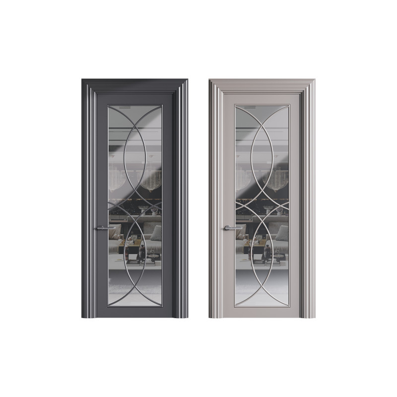 Modern entrance door 47 3D Model .c4d .max .obj .3ds .fbx .stl .blend 