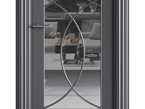 Modern entrance door 47 3D Model