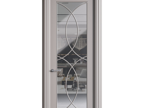Modern entrance door 47 3D Model