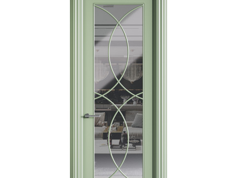 Modern entrance door 47 3D Model