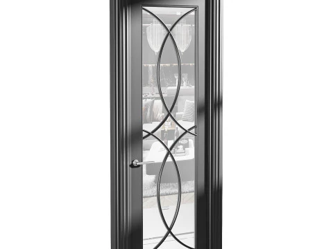 Porta de entrada moderna 47 Modelo 3D