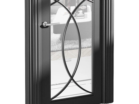 Porta de entrada moderna 47 Modelo 3D