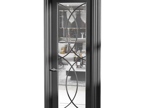 Porta de entrada moderna 47 Modelo 3D