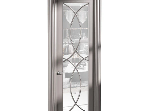 Porta de entrada moderna 47 Modelo 3D