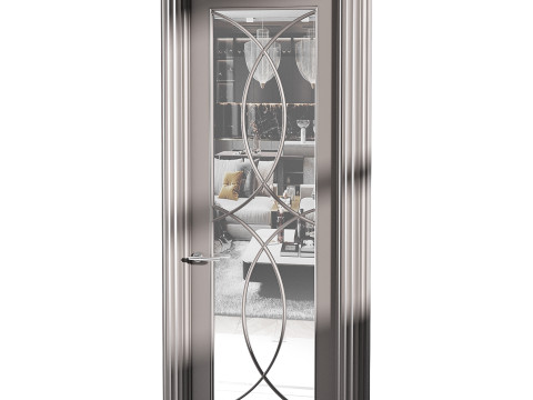 Modern entrance door 47 3D Model