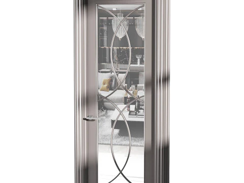 Porta de entrada moderna 47 Modelo 3D