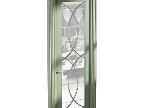 Modern entrance door 47 3D Model