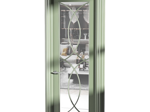 Modern entrance door 47 3D Model