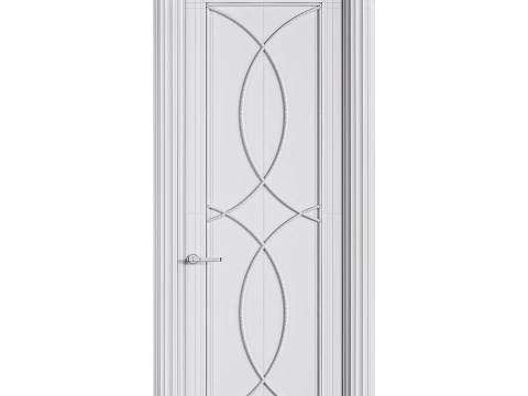 Porta de entrada moderna 47 Modelo 3D