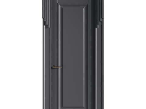 Modern entrance door 48 3D Model