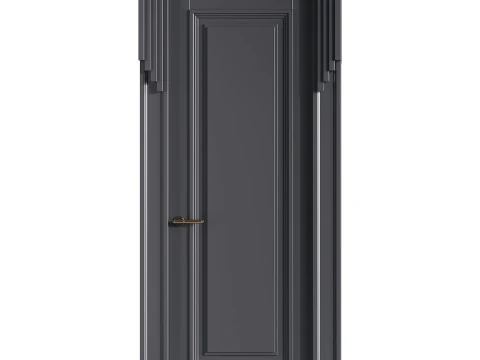 Modern entrance door 48 3D Model