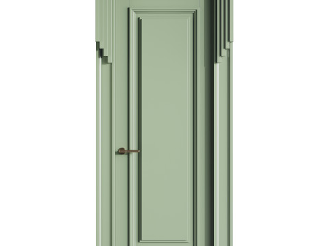 Modern entrance door 48 3D Model