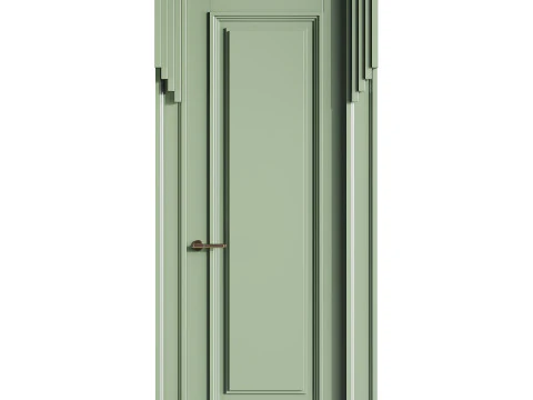 Modern entrance door 48 3D Model