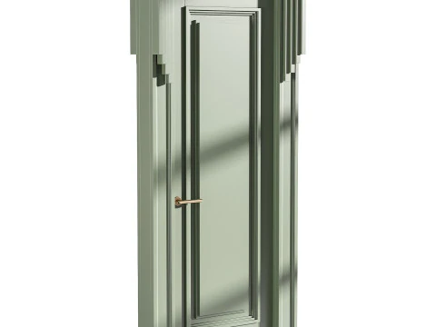 Modern entrance door 48 3D Model