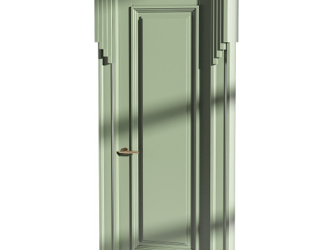 Modern entrance door 48 3D Model