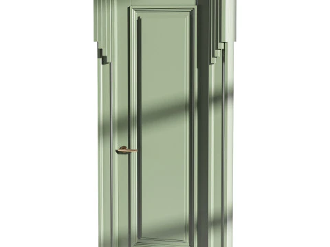 Modern entrance door 48 3D Model