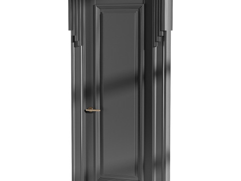 Modern entrance door 48 3D Model