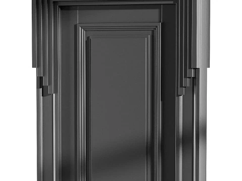 Modern entrance door 48 3D Model
