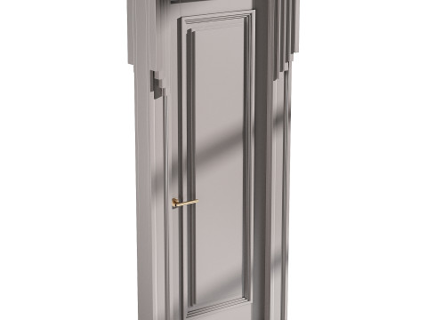 Modern entrance door 48 3D Model