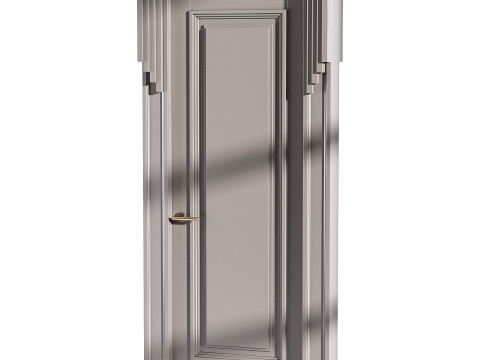 Modern entrance door 48 3D Model
