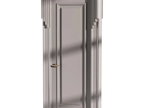 Modern entrance door 48 3D Model