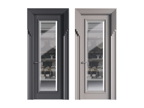 Modern entrance door 49 3D मॉडल