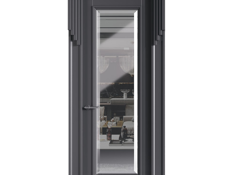 Modern entrance door 49 Modèle 3D