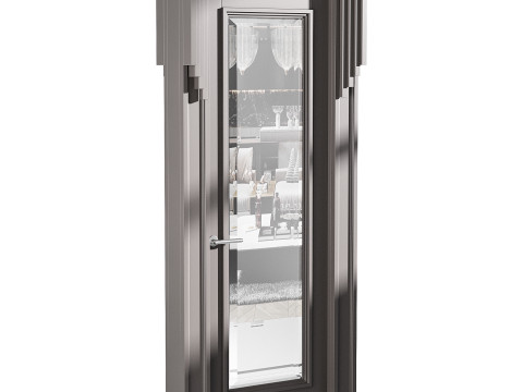 Modern entrance door 49 Modèle 3D