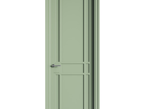 Modern entrance door 50 Model 3D