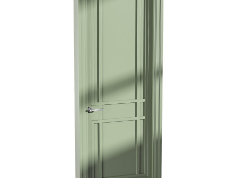 Modern entrance door 50 Model 3D