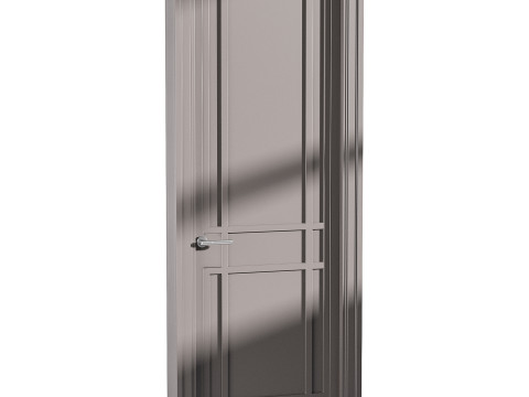 Modern entrance door 50 Model 3D