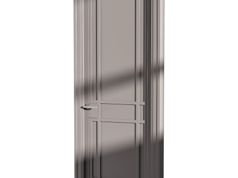 Modern entrance door 50 Model 3D