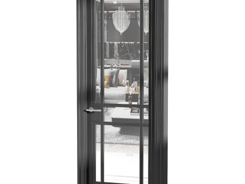 Porta de entrada moderna 50 Modelo 3D