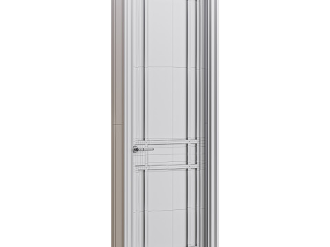 Modern entrance door 50 Model 3D