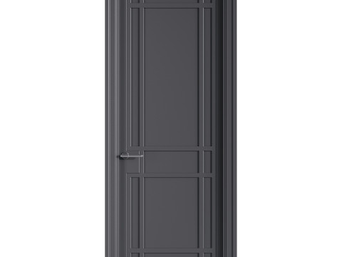 Modern entrance door 51 Model 3D