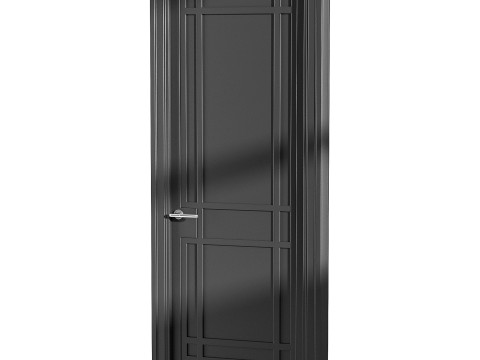 Modern entrance door 51 Model 3D