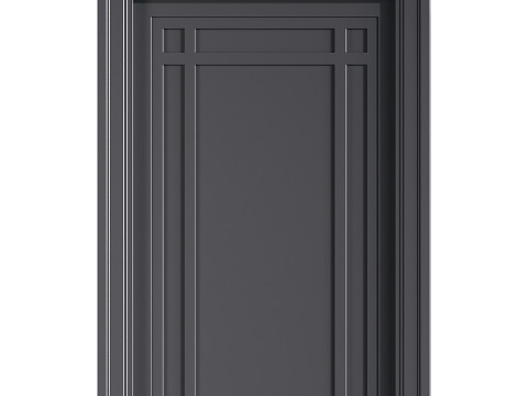 Modern entrance door 51 Model 3D